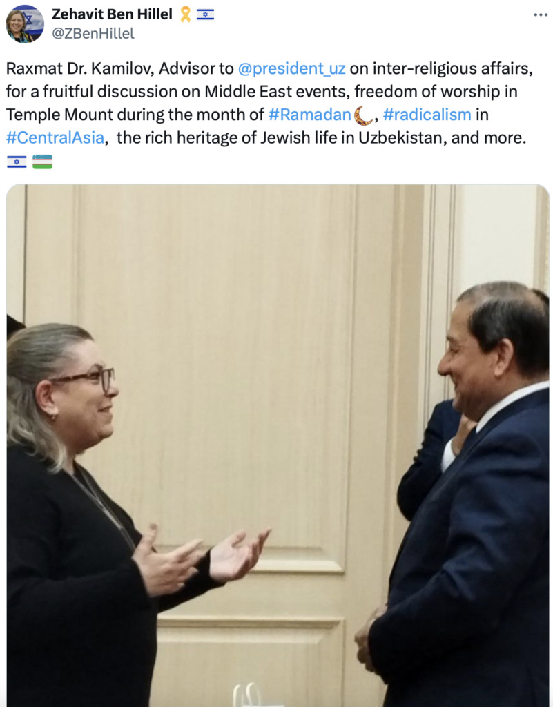 U.S. Congress Members Hold Talks with President Mirziyoyev, Defends Israel’s Right to Self-Defense